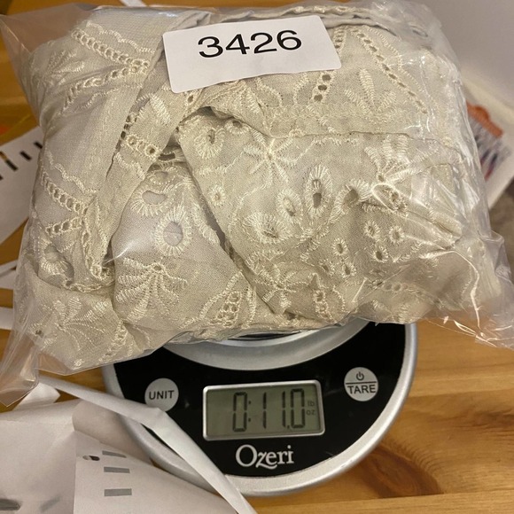 ASTR the Label Diana Short Sleeve Dress Ivory Lace Eyelet Retro Classic White S - Picture 15 of 15